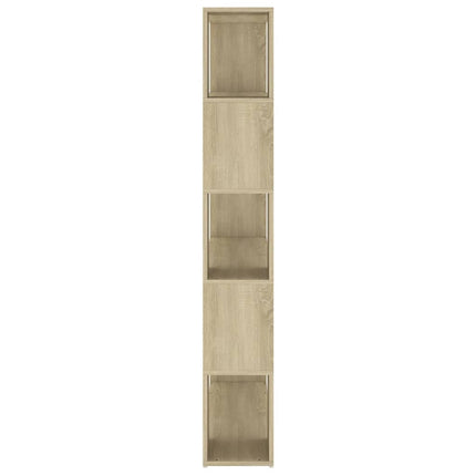 Bokhylla/Rumsavdelare sonoma-ek 100x24x155 cm konstruerat trä
