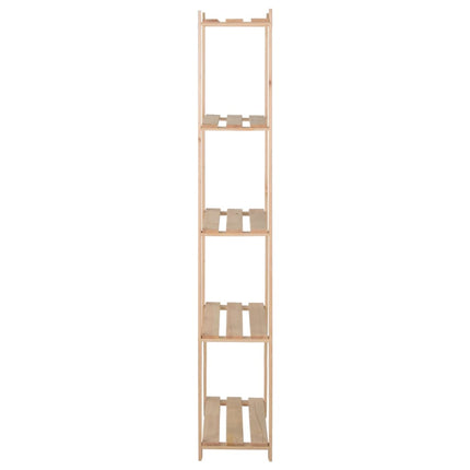 Lagerhylla 5 hyllplan 80x28,5x170 cm massiv furu