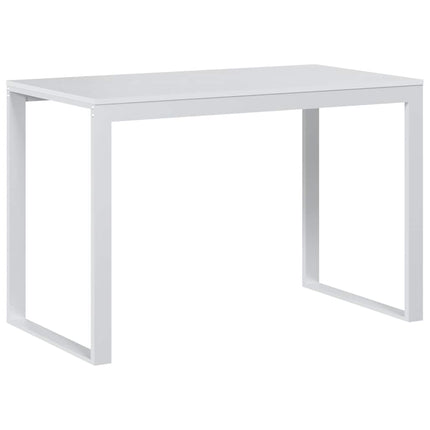Datorbord vit 110x60x73 cm spånskiva