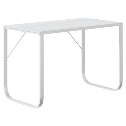 Datorbord vit 110x60x73 cm spånskiva