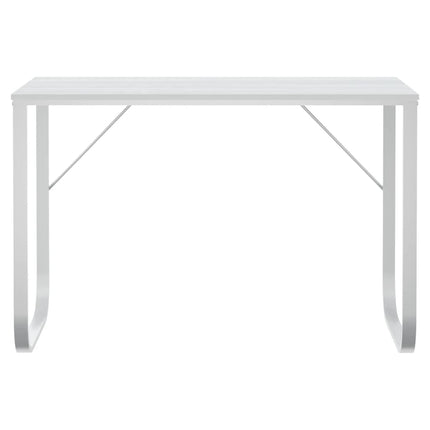 Datorbord vit 110x60x73 cm spånskiva