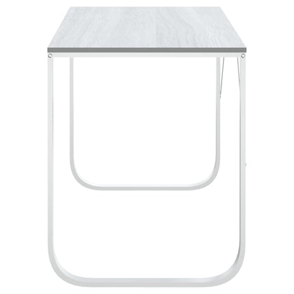 Datorbord vit 110x60x73 cm spånskiva