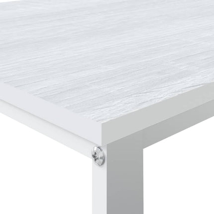 Datorbord vit 110x60x73 cm spånskiva