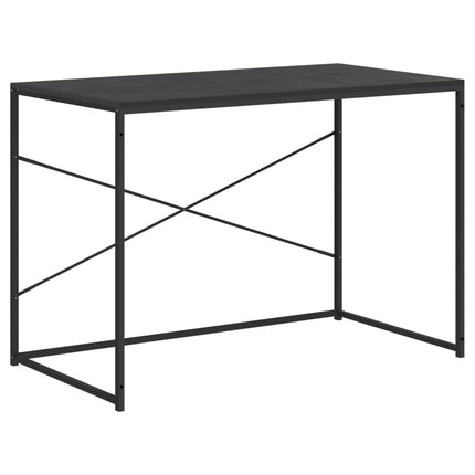 Datorbord svart 110x60x70 cm spånskiva