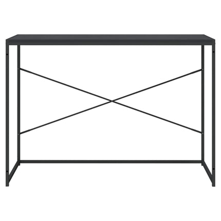 Datorbord svart 110x60x70 cm spånskiva