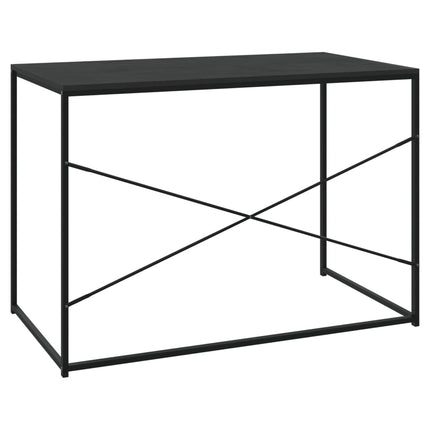 Datorbord svart 110x60x70 cm spånskiva