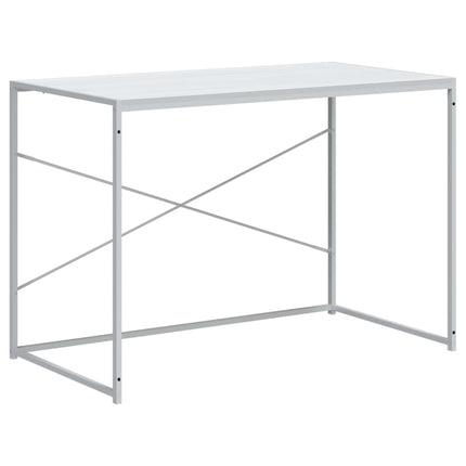 Datorbord vit 110x60x70 cm spånskiva
