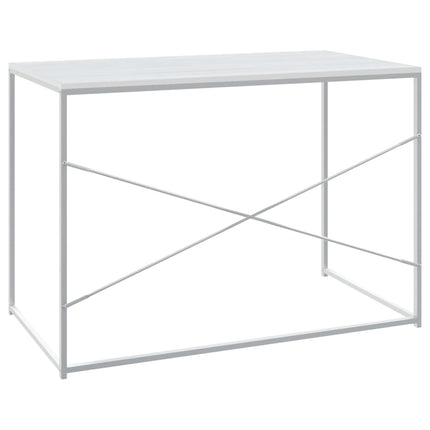 Datorbord vit 110x60x70 cm spånskiva