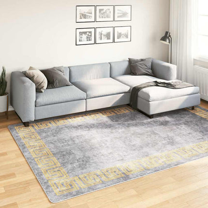Matta tvättbar 190x300 cm grå