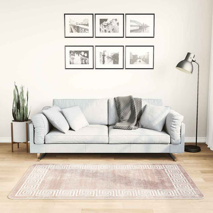 Matta tvättbar 80x150 cm beige