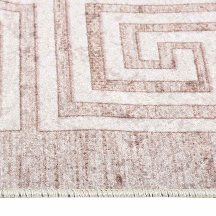 Matta tvättbar 160x230 cm beige halkfri