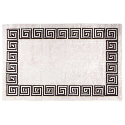 Matta tvättbar 160x230 cm ljusbeige
