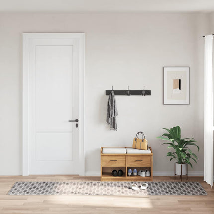 Matta tvättbar 80x300 cm flerfärgad
