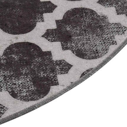 Matta tvättbar φ120 cm flerfärgad
