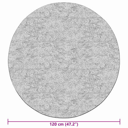 Matta tvättbar φ120 cm flerfärgad halkfri