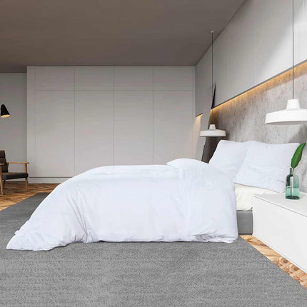 Bäddset vit 155x220 cm bomull
