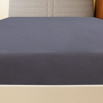 Dra-på-lakan jersey 2 st antracit 140x200 cm bomull