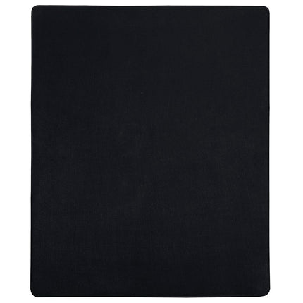 Dra-på-lakan jersey 2 st svart 180x200 cm bomull