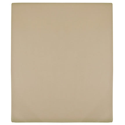 Dra-på-lakan jersey 2 st taupe 160x200 cm bomull