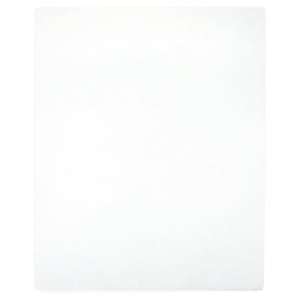 Dra-på-lakan jersey vit 140x200 cm bomull