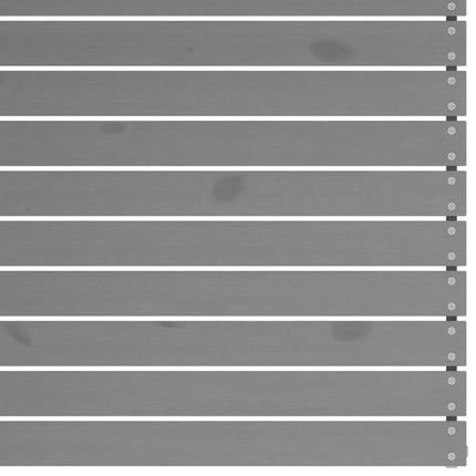Loungegrupp för trädgården 3 delar grå massiv furu