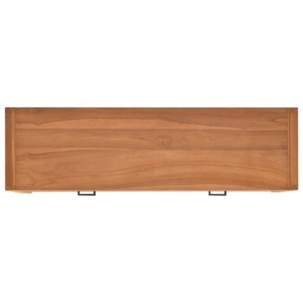 Tv-bänk 120x40x45 cm massiv teak