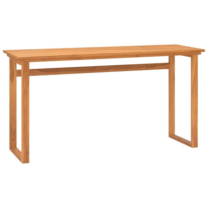 Skrivbord 120x45x75 cm massiv teak