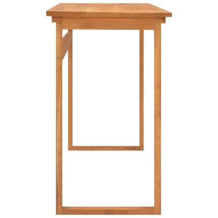 Skrivbord 120x45x75 cm massiv teak