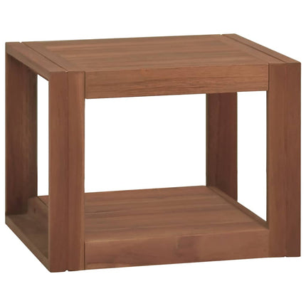 Väggmonterat badrumsskåp 45x45x35 cm massiv teak