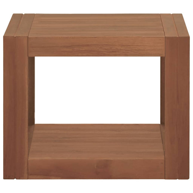 Väggmonterat badrumsskåp 45x45x35 cm massiv teak