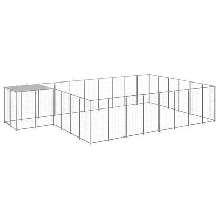 Hundgård silver 15,73 m² stål
