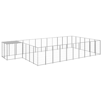 Hundgård silver 19,36 m² stål