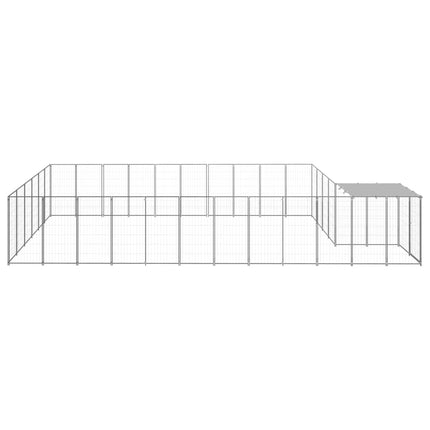 Hundgård silver 19,36 m² stål