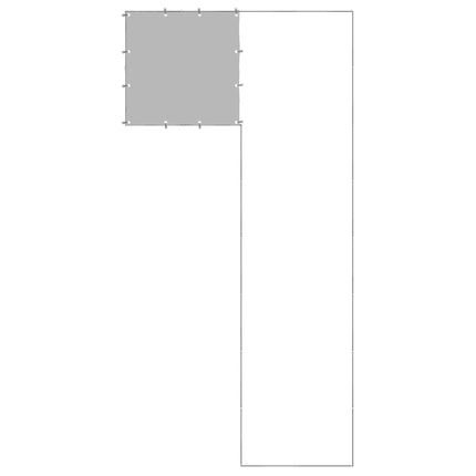 Hundgård silver 6,05 m² stål