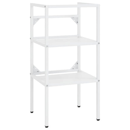 Ram för tvättställ vit 40x38x83 cm järn