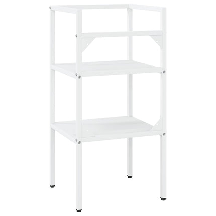 Ram för tvättställ vit 40x38x83 cm järn
