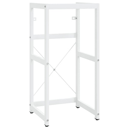 Ram för tvättställ vit 40x38x83 cm järn