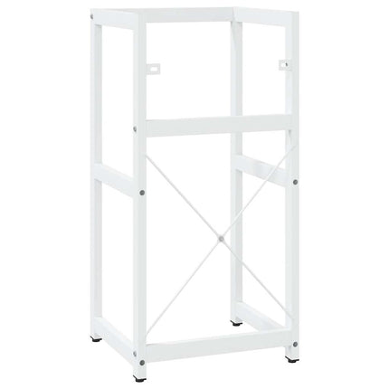 Ram för tvättställ vit 40x38x83 cm järn