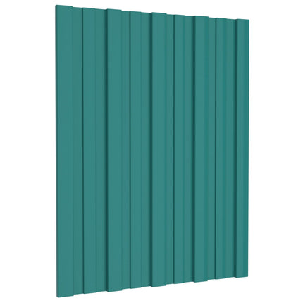 Takpanel 36 pcs Grön 60 x 45 cm Galvaniserat stål