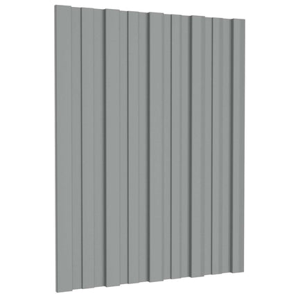 Takpanel 36 pcs Grå 60 x 45 cm Galvaniserat stål