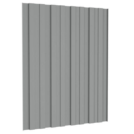 Takpanel 36 pcs Grå 60 x 45 cm Galvaniserat stål