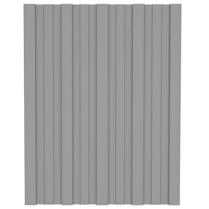 Takpanel 36 pcs Grå 60 x 45 cm Galvaniserat stål