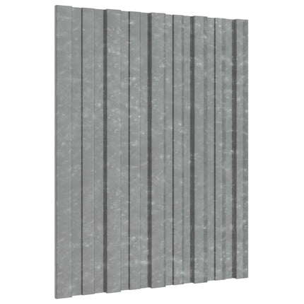 Takpanel 36 st Silver 60 x 45 cm Galvaniserat stål