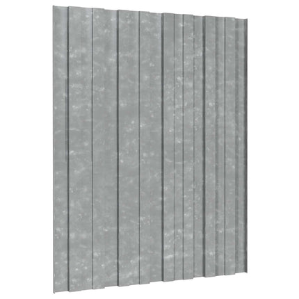 Takpanel 36 pcs Silver 60 x 45 cm Galvaniserat stål