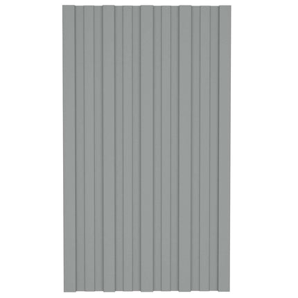 Takpanel 36 pcs Grå 80 x 45 cm Galvaniserat stål