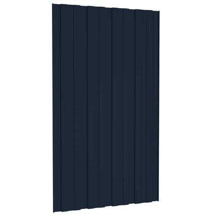 Takpanel 12 pcs Antracit 80 x 45 cm Galvaniserat stål