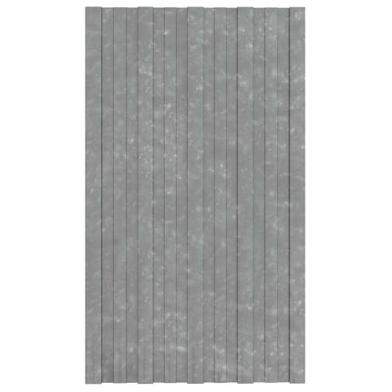 Takpanel 12 pcs Silver 80 x 45 cm Galvaniserat stål