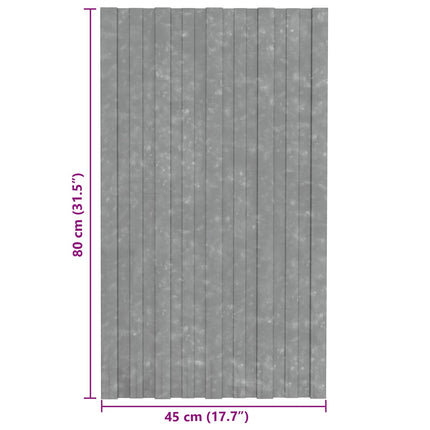 Takpanel 36 pcs Silver 80 x 45 cm Galvaniserat stål