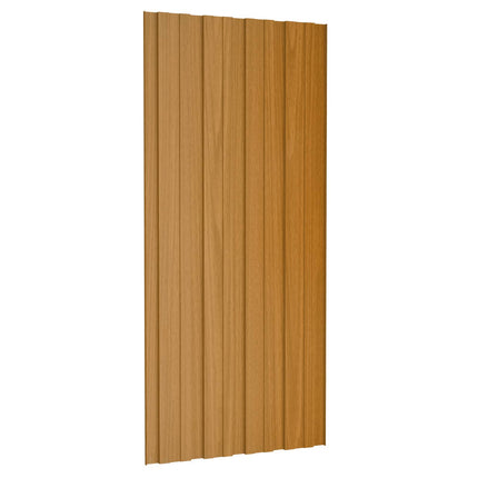 Takpanel 12 pcs Naturlig 100 x 45 cm Galvaniserat stål