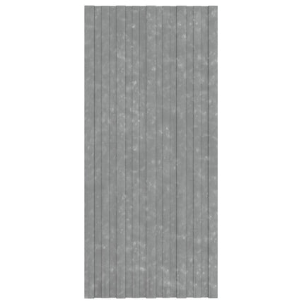 Takpanel 12 pcs Silver 100 x 45 cm Galvaniserat stål